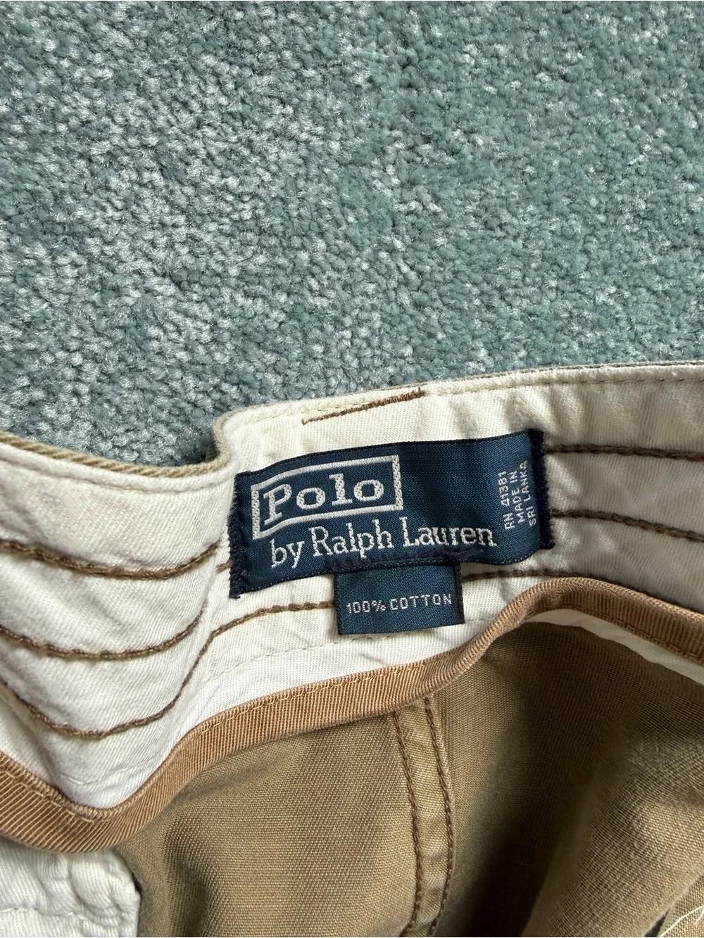Polo by Ralph Lauren Men's Tan Cargo Shorts